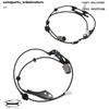 Pair For 2008-2015 Scion xB Wagon 2.4L L4 ABS Wheel Speed Sensor Rear Left&Right