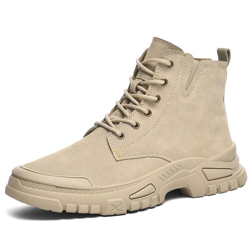 Autumn and winter couple high-top men's and women's Martin boots outdoor cotton thickened couple sports hiking hiking shoes