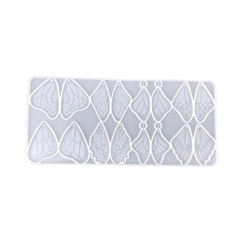 Earring Pendant Resin Molds Silicone Mold Butterfly Pendants Epoxy Crafts Jewelry Making Casting Mould Keychain Molds