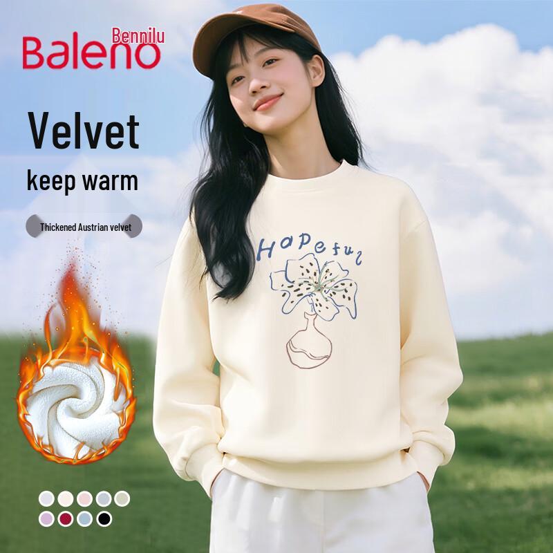 

Baleno Women s Fleece Lined Round Neck Sweatshirt 2XL