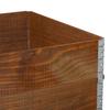Pallet Top Frame Set 2 Pcs Brown 120 X 80 Cm Solid Pine Wood