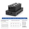 12V Solenoid Valve Air Ride Suspension Manifold Valve 0-300psi Pneumatic Shock Absorber 1/4 1/8"npt Fast Control Fbss