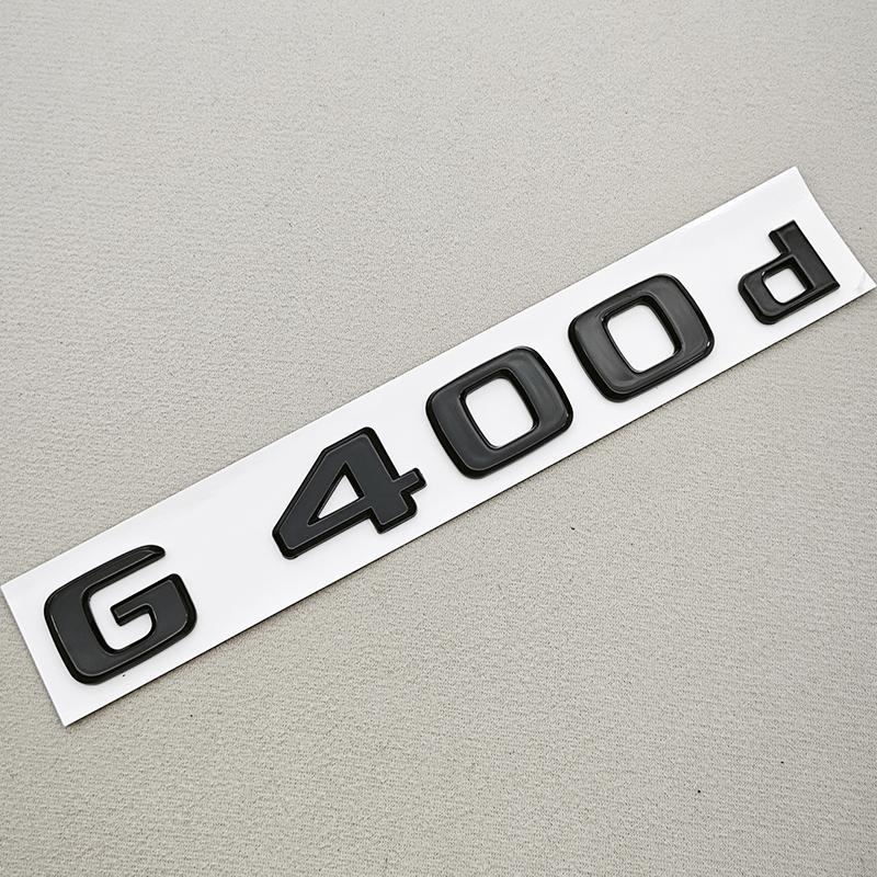 IXEA6 3D ABS Car Letters Logo G350 G350d G500 Sticker Rear Trunk Badge Emblem Decals For Mercedes Benz G350 G500 W463 Auto Accessories