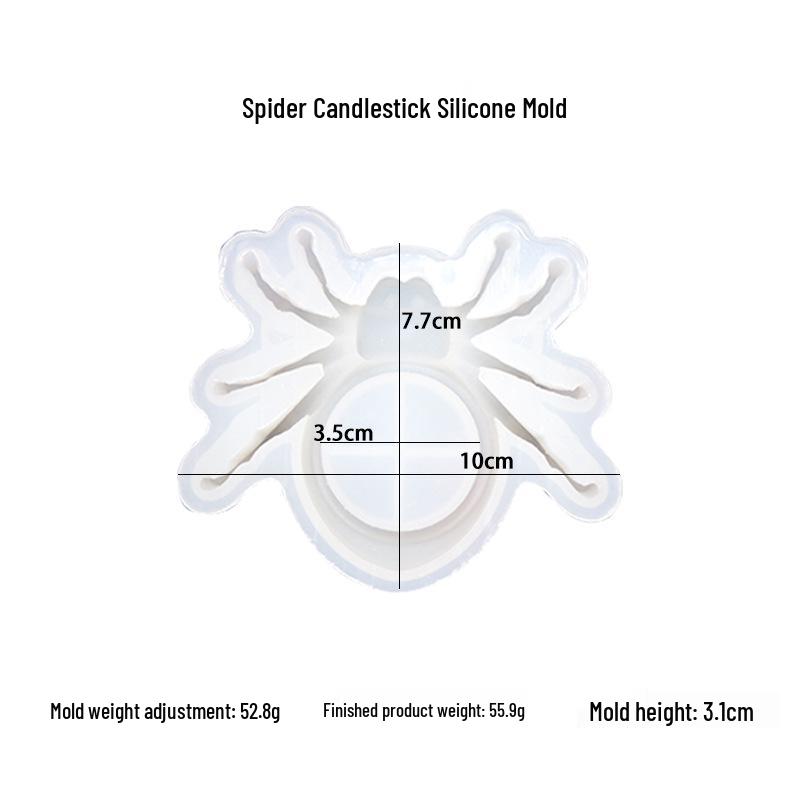 

Триумфальные силиконовые формы для свечей в виде пауков на Хэллоуин, сделанные своими руками