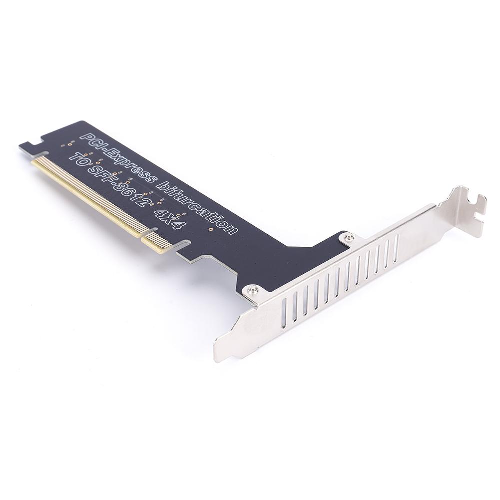 PCI-Express4.0 16x PCIE Detachable To 1/4 Oculink Split Expansion Card for U.2 SSD EGPU External Graphics Card Dock