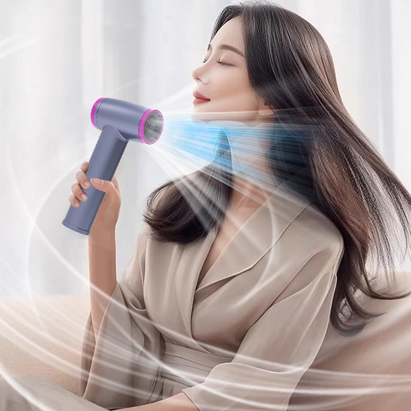USB Rechargeable Cordless Hair Dryer with Strong Airflow and Long Battery Life