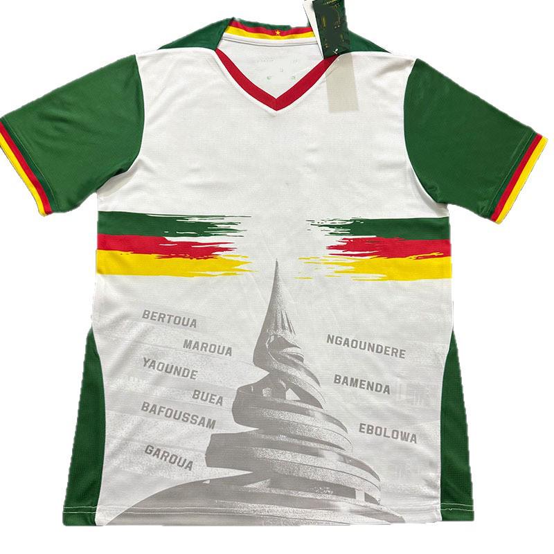 Cameroon White Short Sleeve 2025-26 Fan Jersey S-2XL