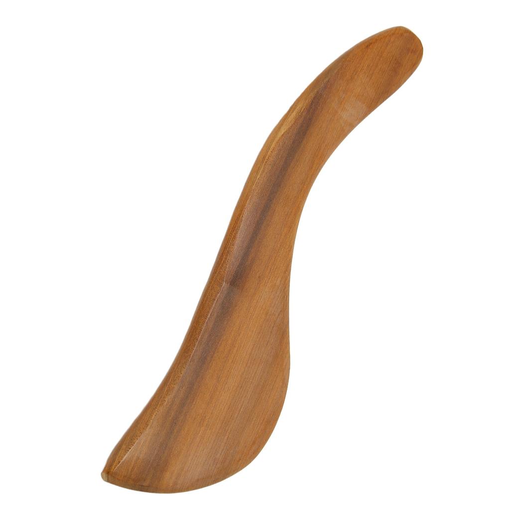 Wooden Scraping Board Fitted S Shape Relaxing Muscles Ergonomic Handle Fragrant Wood Portable Guasha Tool for Home