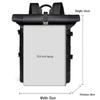 Men's Fashionable Roll-Up Backpack, Large Capacity Travel & Laptop Bag, Schoolbag for College Students