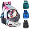 Youth Soccer Bag, Soccer Backpack for Football Volleyball Basketball, Backpack with Ball Compartment and Ball Holder