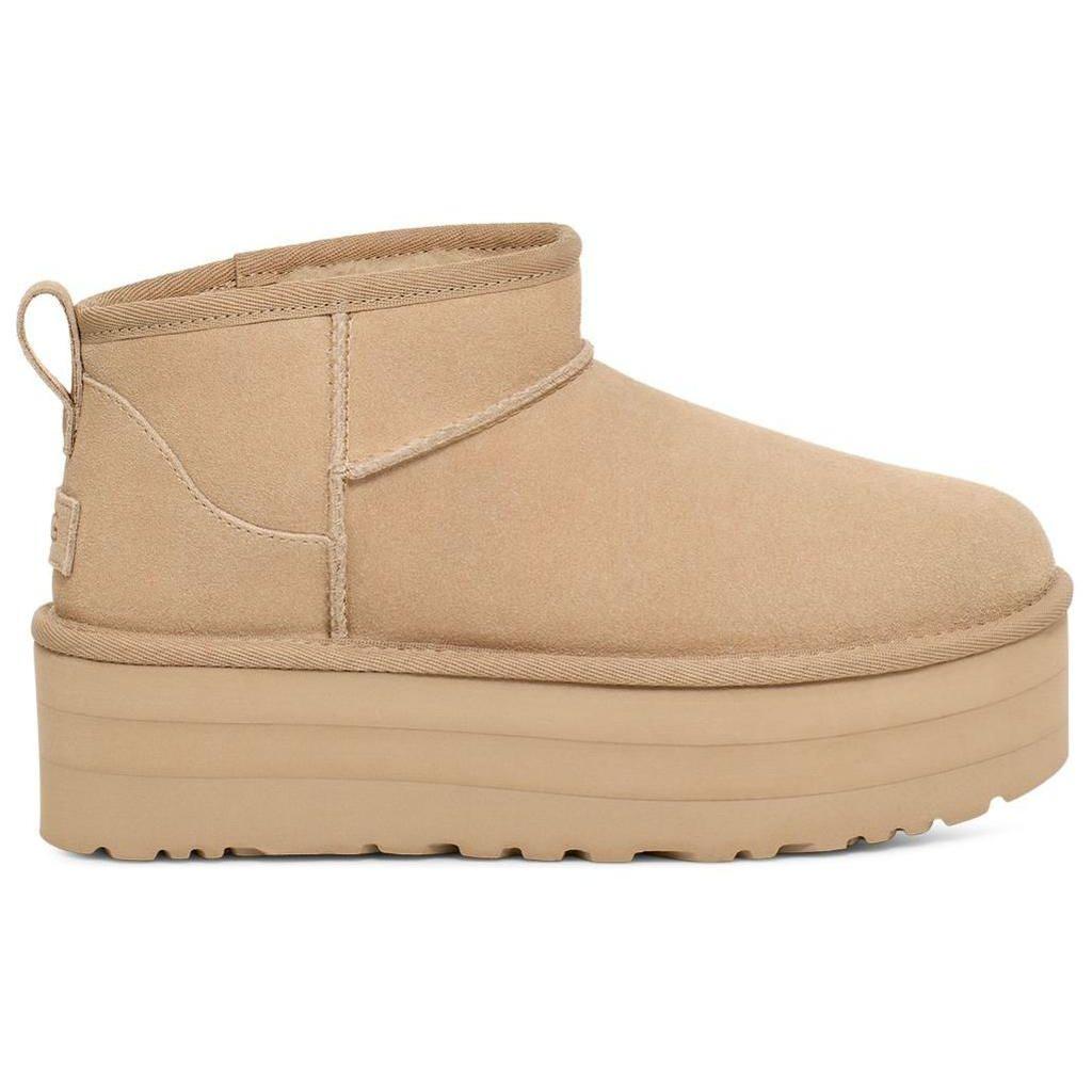 UGG Klassische Ultra Mini Plateau-Stiefel Senfgelb Damen Sneaker Tan 1135092-MDSD