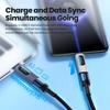 Type-C Rotating Type-C Female 100W Digital Super Fast Charging Multi Color Adapter