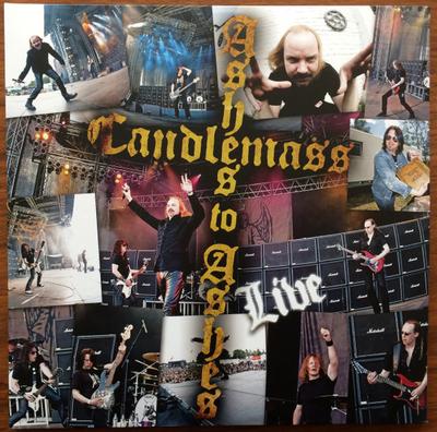 Disque Vinyle CANDLEMASS - Ashes To Ashes (Blanc avec Bleu & Y BOBV559WHITE&BL BACK ON BLACK 2018 US Rock