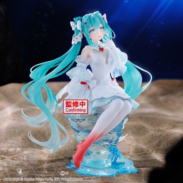 BANPRESTO BP29174P Hatsune Miku Evolve Clear Lux Clione 18cm Multicolor Collector Figure Perfect for Anime Fans -