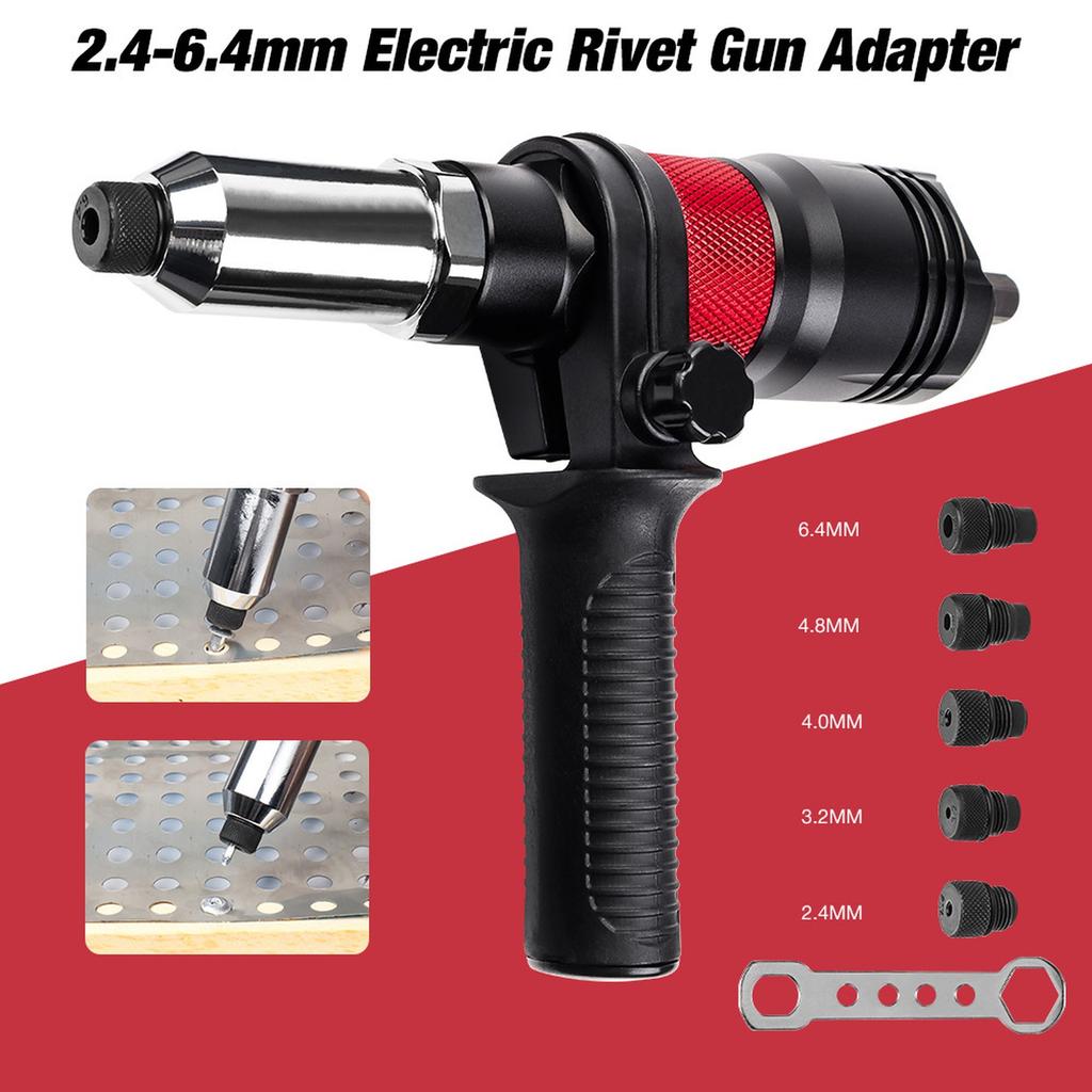 Electric   Electric Drill   Adapter Cordless Ing Tool Kit, Plug-in  Tool 2.4mm/3.2mm/4.0mm/4.8mm/6.4mm
