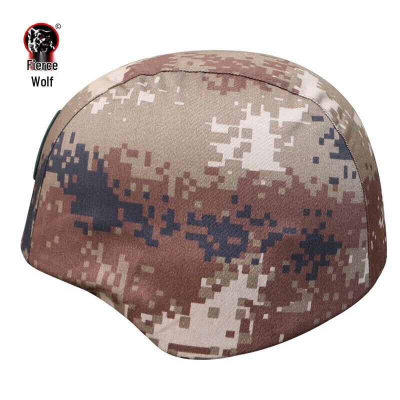 Tactical Desert Camouflage Helmet Cover Hook Style