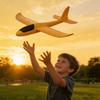 Hand- Foam Airplane, Stunt Glider, Children's Toy, Large Size (48cm, No Light).
