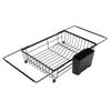 Expandable Dish Drying Rack in Sink Iron Kitchen Utensil Dish Holder Drainer Space Saving for Dishes Plates Bowls