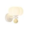 Cream Pumpkin Style Wall Lamp - Warm & Romantic Lighting for Bedroom, Living Room, or Aisle