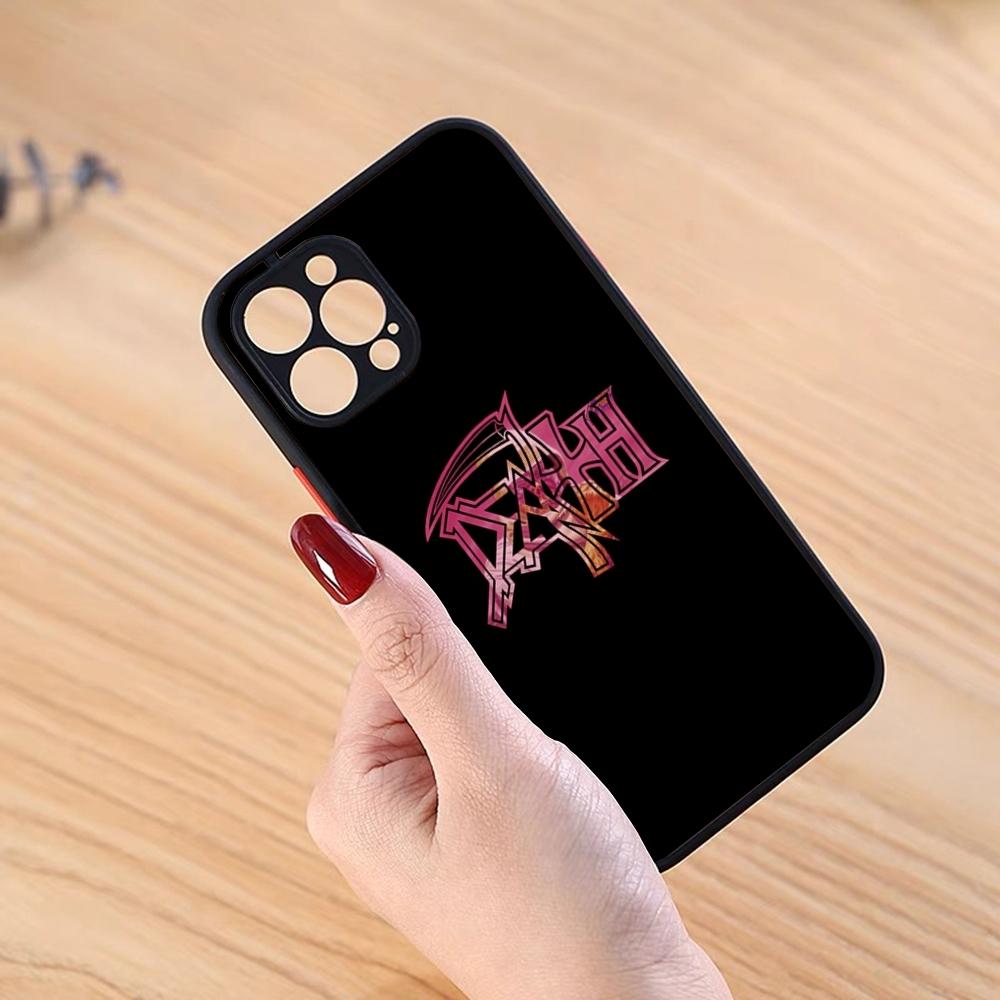 Old Deaths Mental Rock Phone Case Black Matte For IPhone 16ProMax 15 13 12 11 14 Pro Max Mini Plus SE2020 XS Max XR Cover