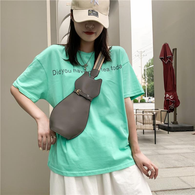 Funny Cat Fashion 2025 New Korean Version Street Shot Kitten Bag Fashion Personality Shoulder Messenger Bag