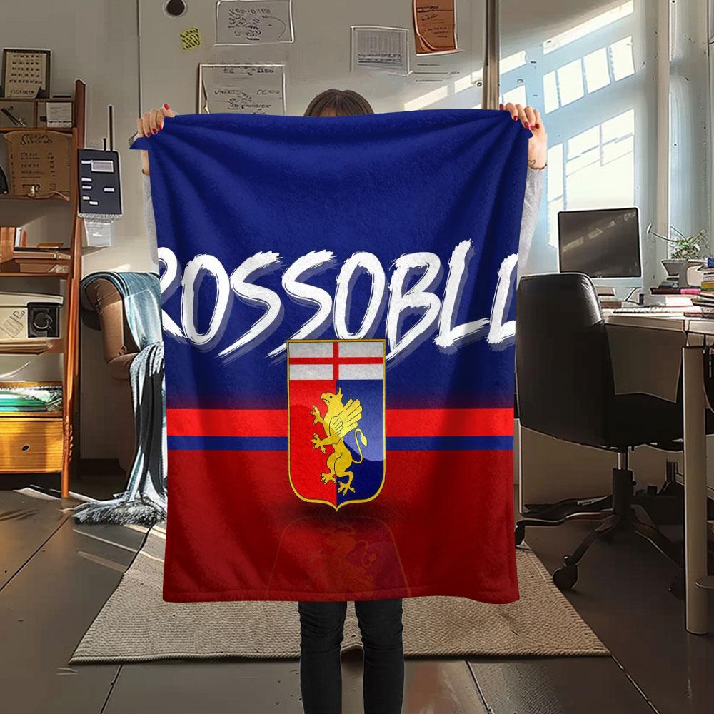 Genoa logo Blanket, High quality Comfortable for All Seasons, Home Decor, Warmth and Comfort