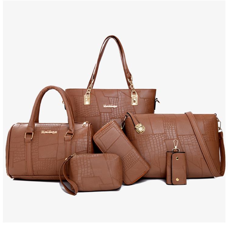 

Многосекционная женская сумка новая деловая мода сумка через плечо большая вместимость женская сумка для мамы и ребенка коричневый