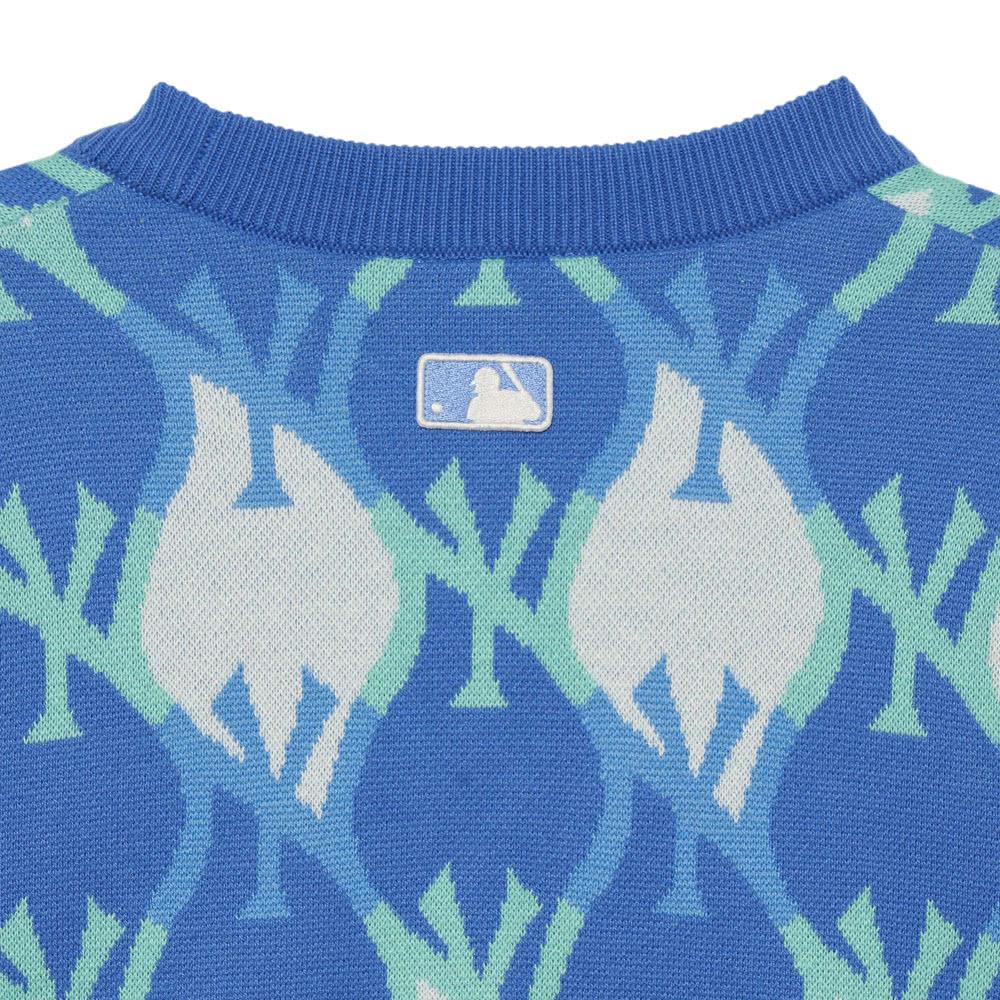 New MLB New York Yankees Knitwear Women's Light Blue 3FKCM0331-50CBL