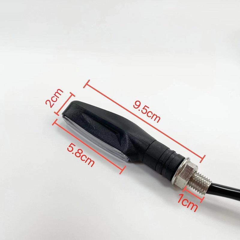 Universal 12V Motorcycle LED Sequential Flowing Turn Signal Light Energy Saving Indicator Blinker for Motorbike Mods