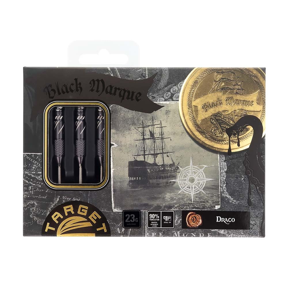 TARGET JAPAN BLACK MARQUE SERIES DRACO SWISS POINT STEEL 23g Matthew Lee model darts barrel dart set <190519>
