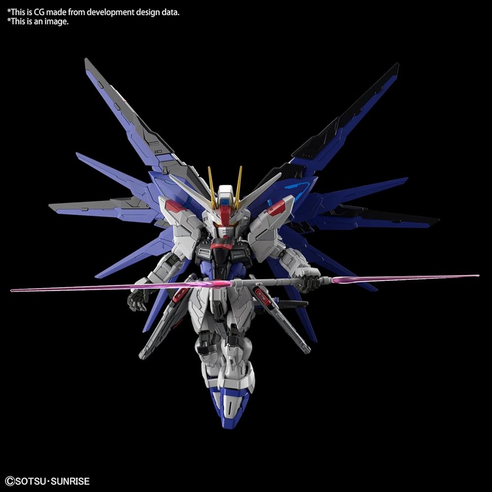 Bandai Spirits MGSD Mobile Suit Gundam SEED Freedom Gundam Color-Coded Plastic Model Kit 2619354