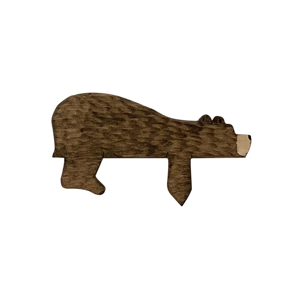 2pcs Wooden Door Corner Pendant Funny Animal Door Sign Craft Bear Door Frame  Gift