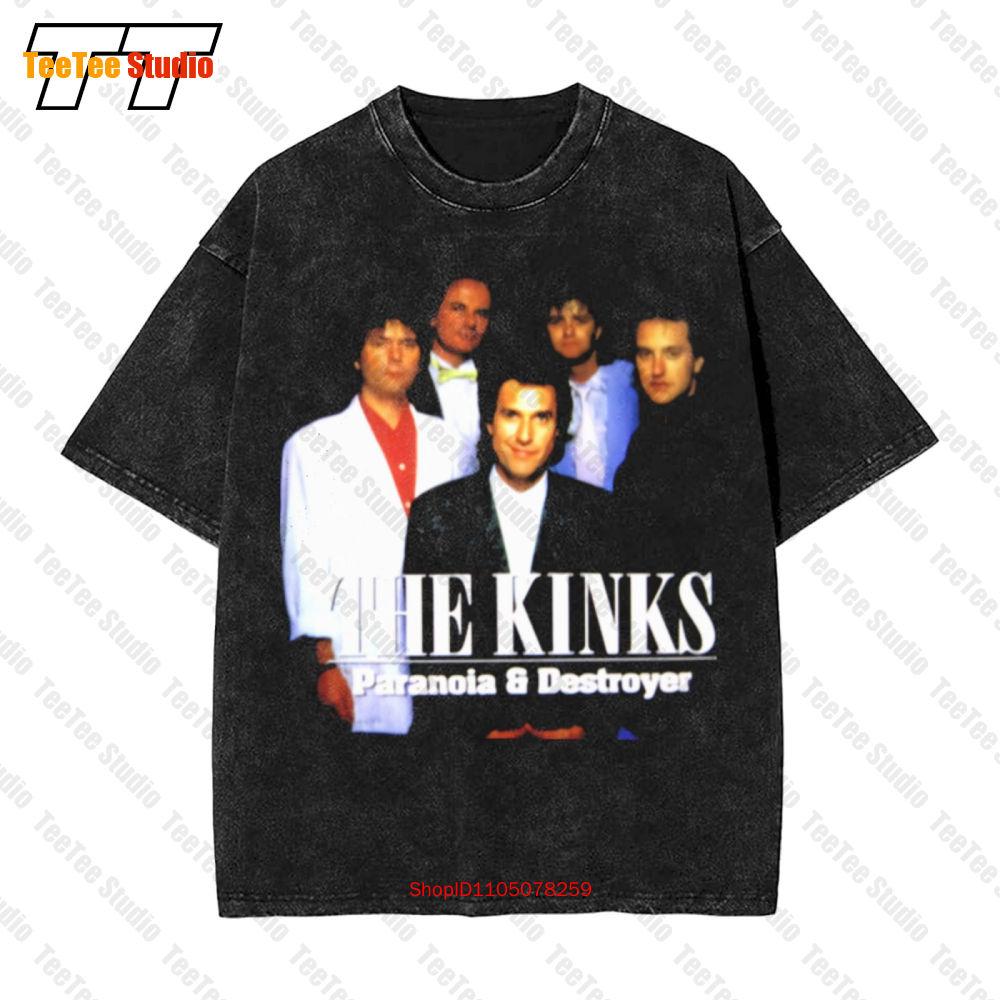 The Kinks Paranoia Big Destroyer The Yardbirds Vintage Oversized TShirt QEPW S