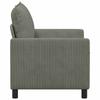 Sofa Light Grey 126 x 81 x 87.5 cm Fabric