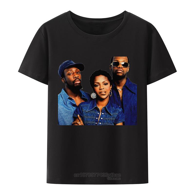 

The Fugees Band Y2k Tshirts Lauryn Hill Fugees Classic Otaku Comics Summer Clothes for Women Character Trending Pattern Letters 4XL