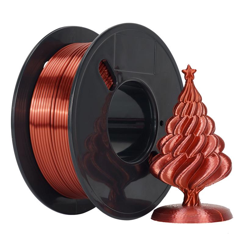 Silk Multi-color PLA 3D Printing Filament, 200g/250g, for All FDM Printers.