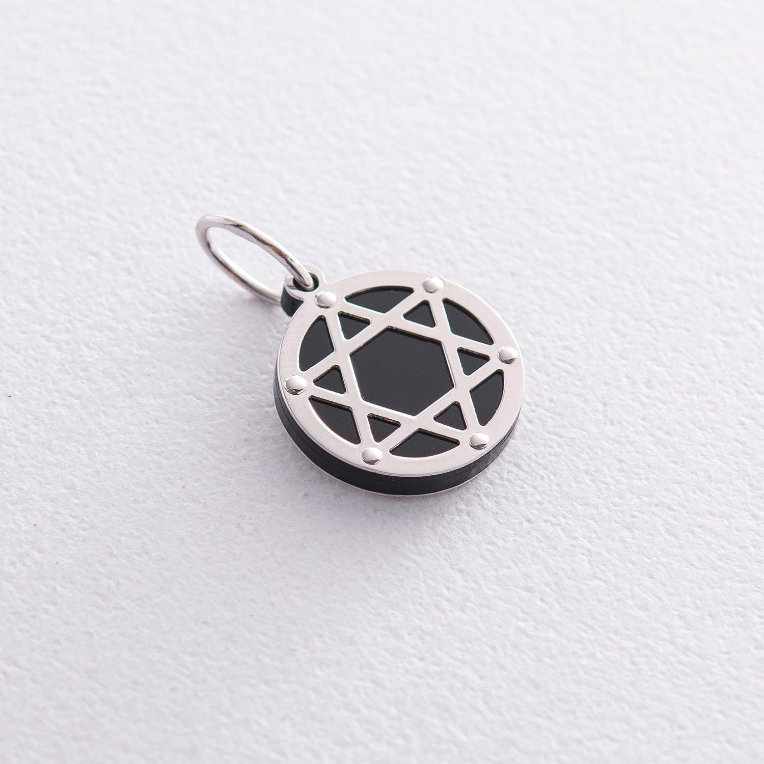 

Срібний кулон Зірка Давида Oniks срібний