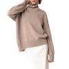 2024 Hot Selling Thick Knitwear: Autumn Winter High-Neck Loose Sweater
