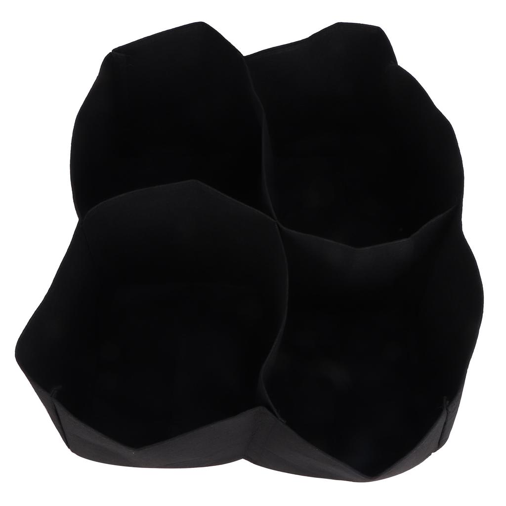 60x60x30CM 4 Compartimente Grilate Jardineră de Grădină Ridicată Sac de Plantare Cultivare Sac pentru Plante Legume