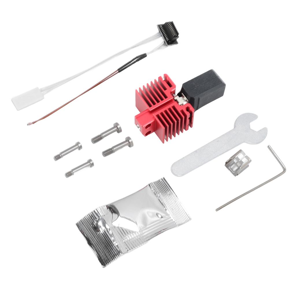 3D Printer Hotend Kit 0.4mm TZ4.0 Integrated Hardened Steel Nozzle All Metal Hot End Kit for P1S