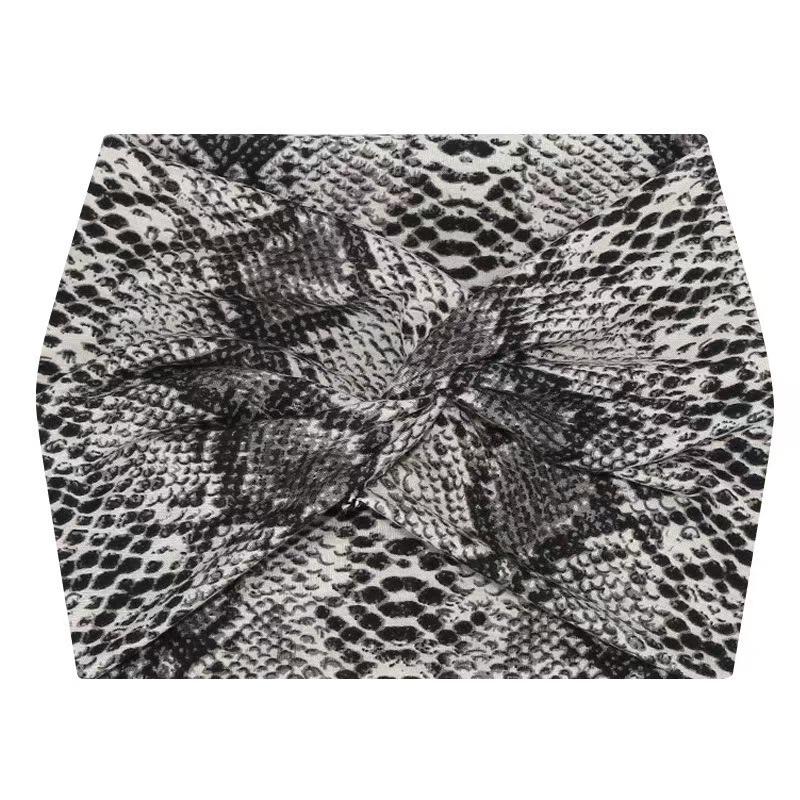 African Extra Wide Elastic Wrap Headband for Yoga and Sports