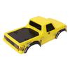 RC Car Body Shells Wheel Base 125mm Shock Resistance RC Accessories for Axial SCX24 1:24 Tracked Vehicle Yellow