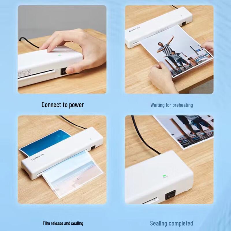 COMIX M6080 4R/6-inch High-Definition Photo Laminating Pouches