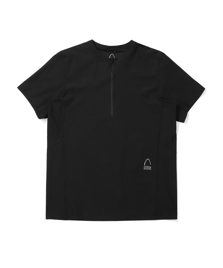 SIERRA DESIGNS Flint Half-Zip T-Shirt Black