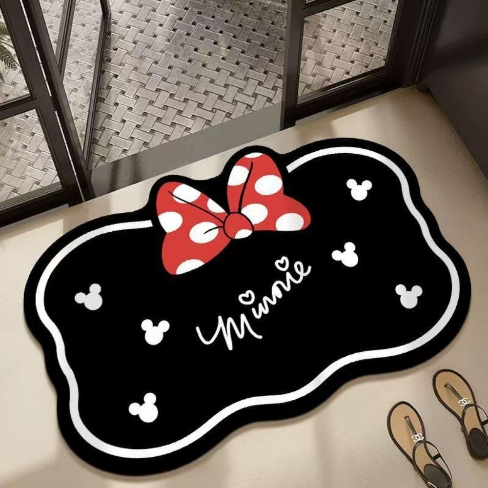 

2 шт. Коврик для пола в ванную комнату, грязеотталкивающий, мультяшный, диатомовый, коврик для пола в туалет, душевую, нескользящий коврик для ног 40*60cm