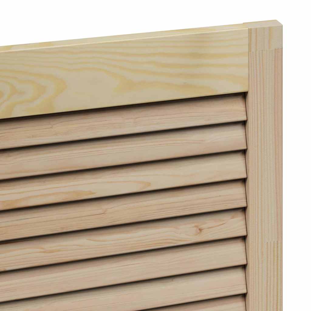 Natural Wardrobe Door 110 X 2.1 X 39.5 Cm Solid Pine Wood