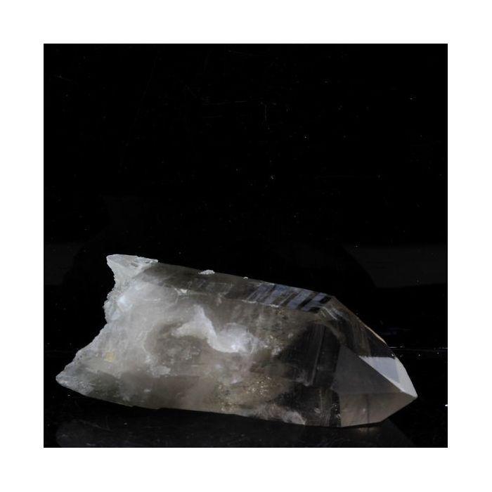Quartz Biterminé fumé + Chlorite 120.0 carats