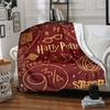 1pz Coperta Harry Potter Leggera in Flanella per Divano, Letto, Viaggio, Campeggio, Soggiorno, Ufficio, Divanetto, Sedia e Letto