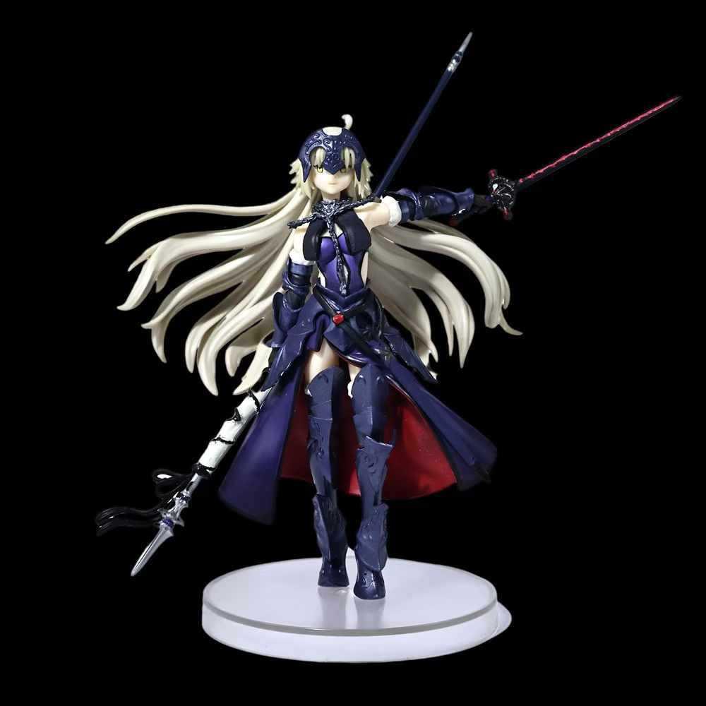 Anime Fate/stay Night FGO Ruler White Saber Lily Figure Standing Pose Ornament