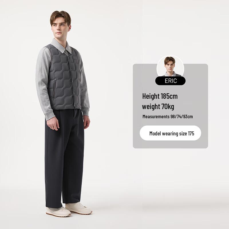 Tanboer Men's Collarless Down Vest TA5330105A